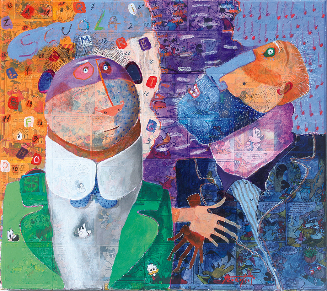 Pittura - Acrilico su tela Pino Procopio - Dissolve la bruma