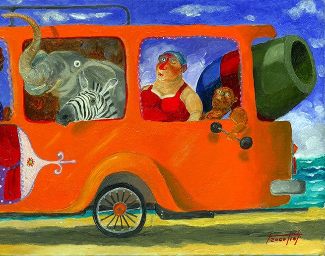 Pittura – Acrilico su tela - Pino Procopio – Circus