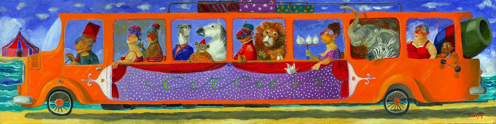 Pittura – Acrilico su tela - Pino Procopio – Circus