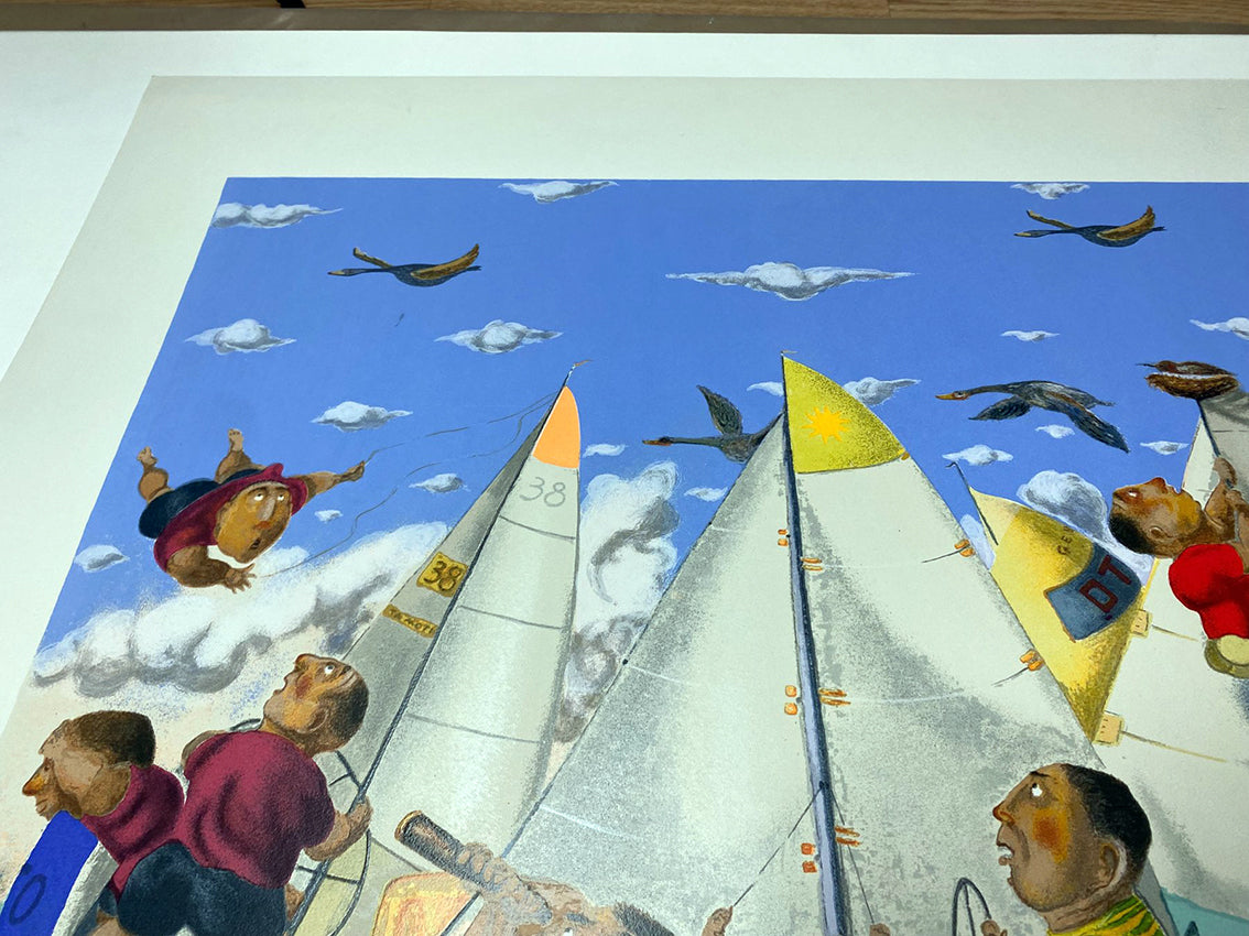 Screenprint Pino Procopio - Regata