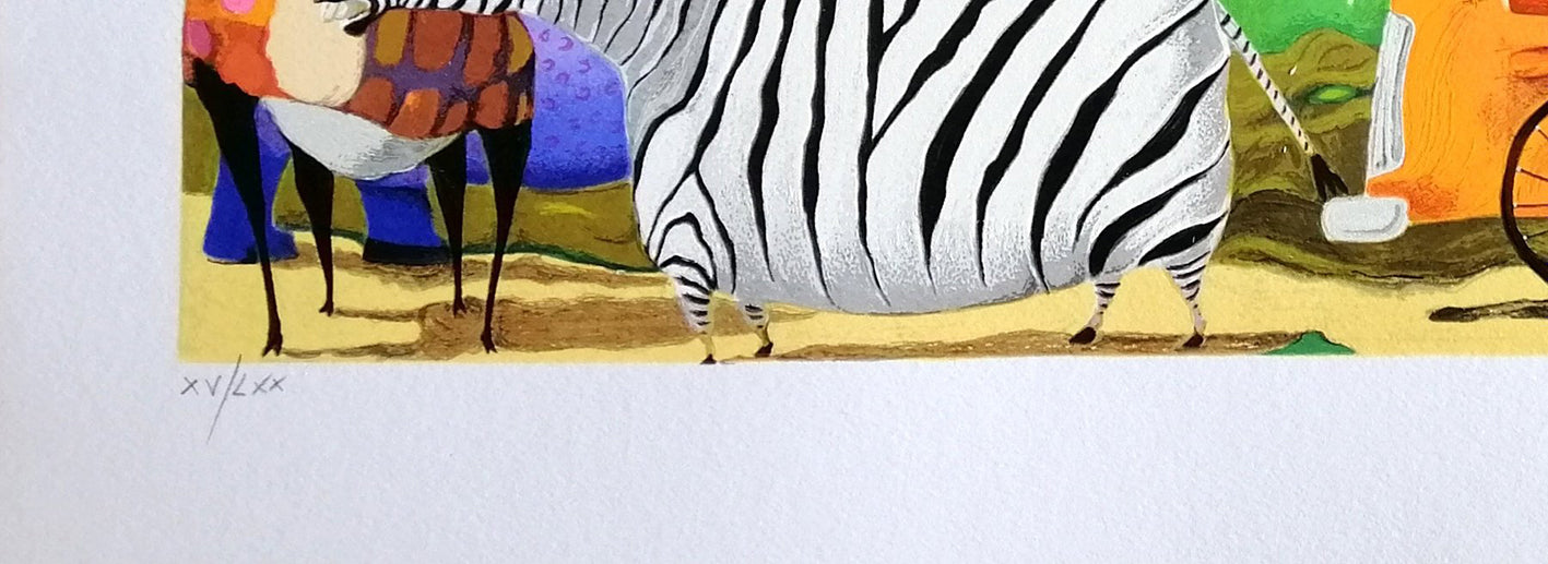 Serigrafia Pino Procopio - Safari 35x80