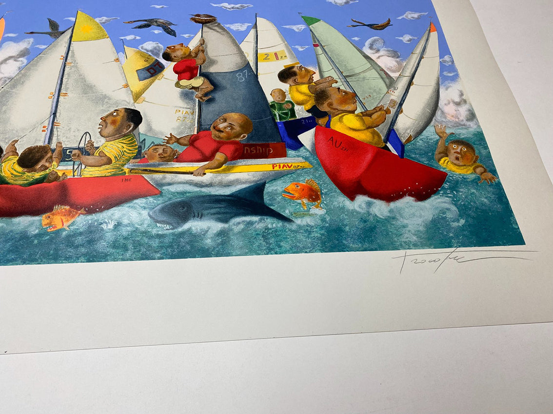 Screenprint Pino Procopio - Regata