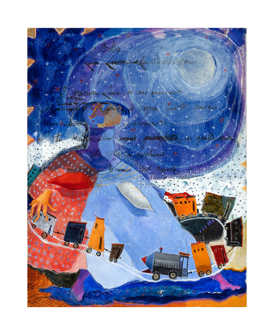 Fine Art Giclèe Pino Procopio - Oh...graziosa luna
