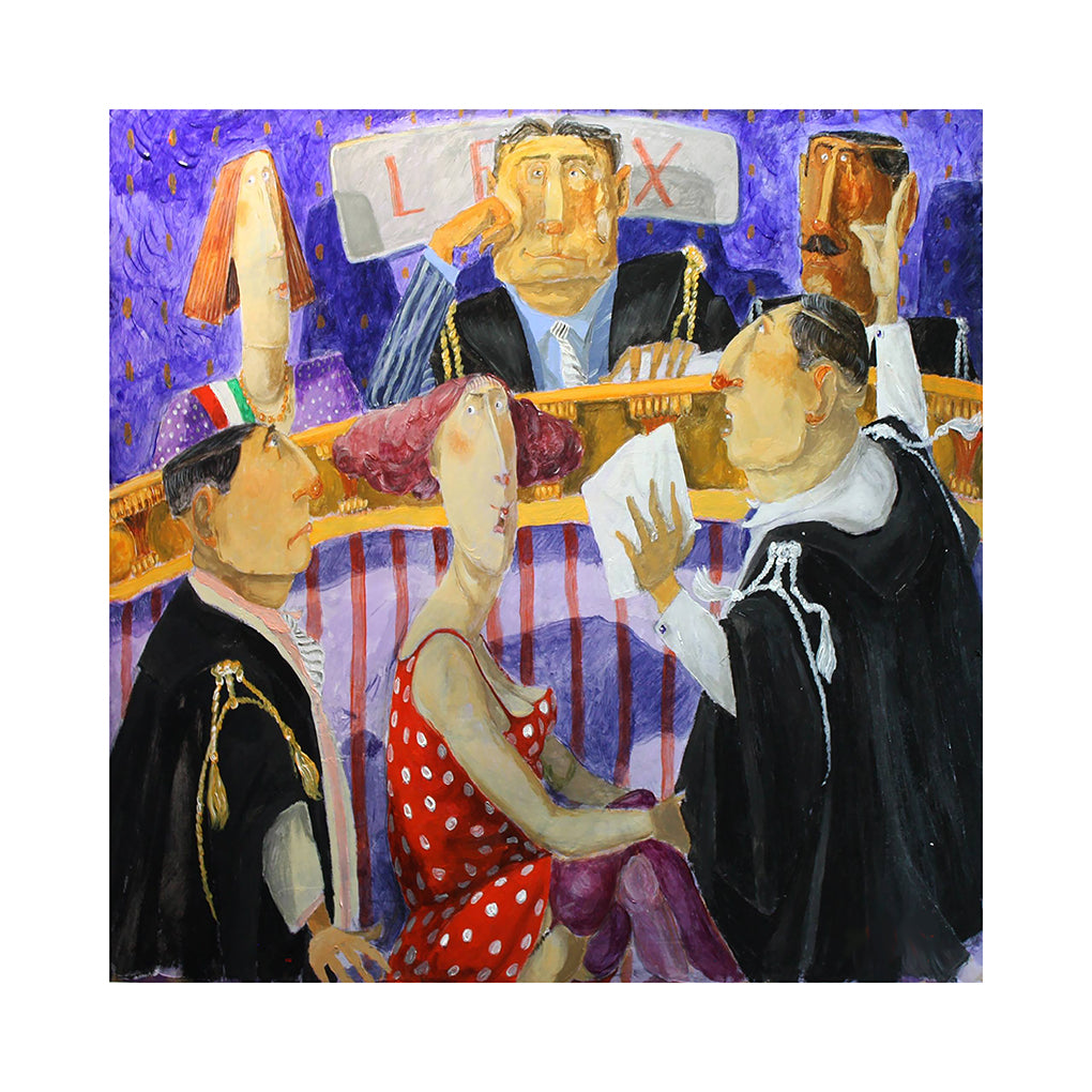 Fine Art Giclèe Pino Procopio - Arringa finale