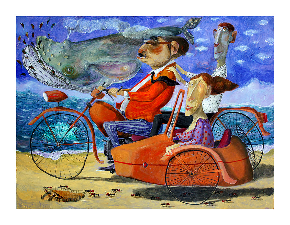 Fine Art Giclèe Pino Procopio - Balena volante