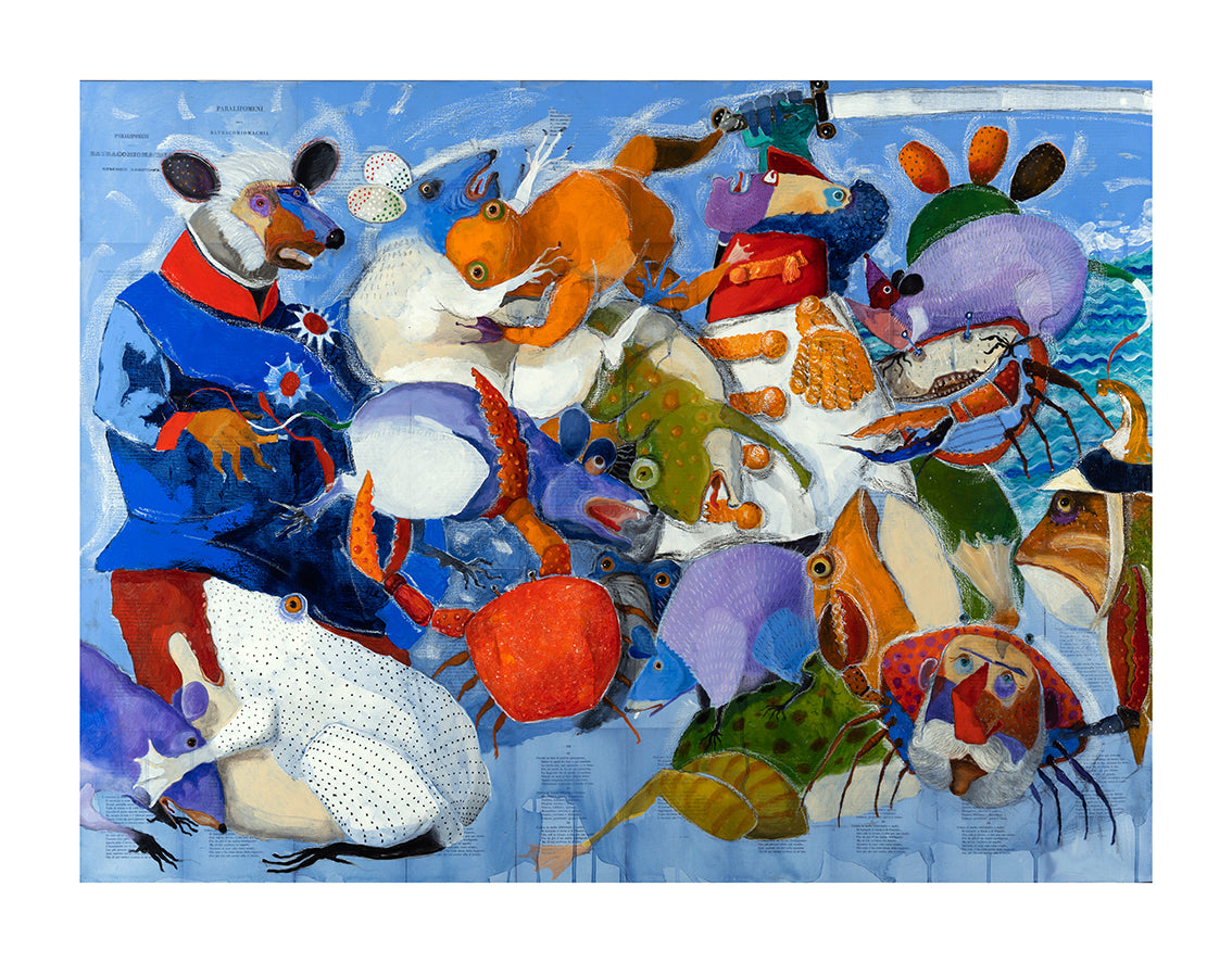 Fine Art Giclèe Pino Procopio - I paralipomeni della Batracomiomachia