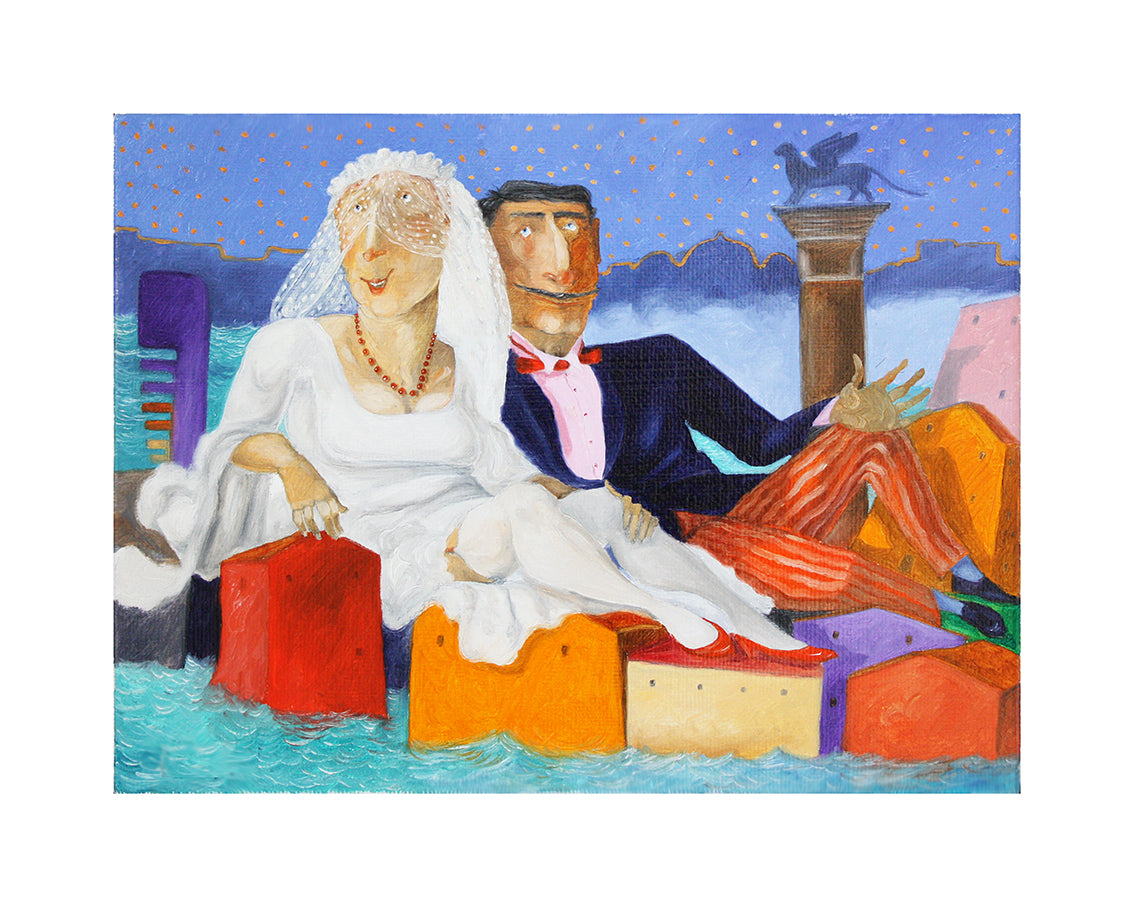 Fine Art Giclèe Pino Procopio - Matrimonio a Burano