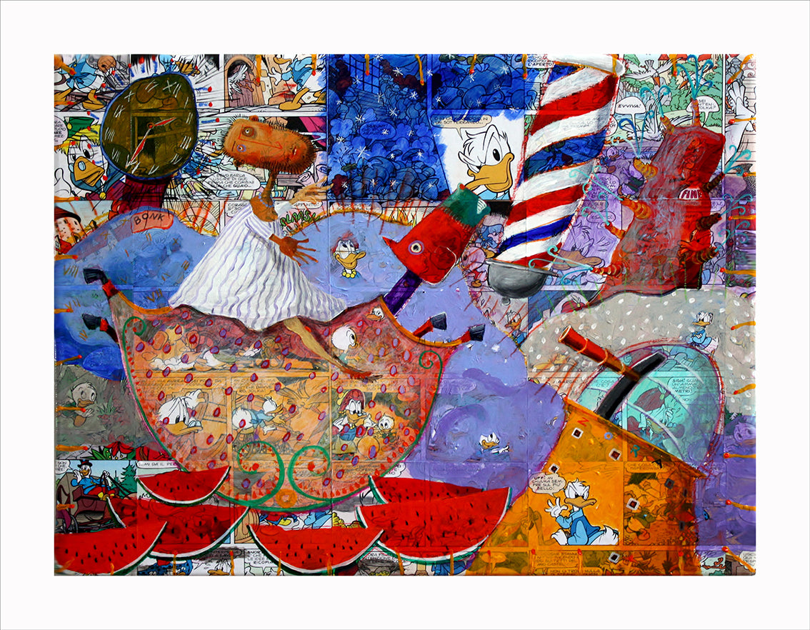 Fine Art Giclèe Pino Procopio - "Zora" (Da “Città invisibili” di Italo Calvino)