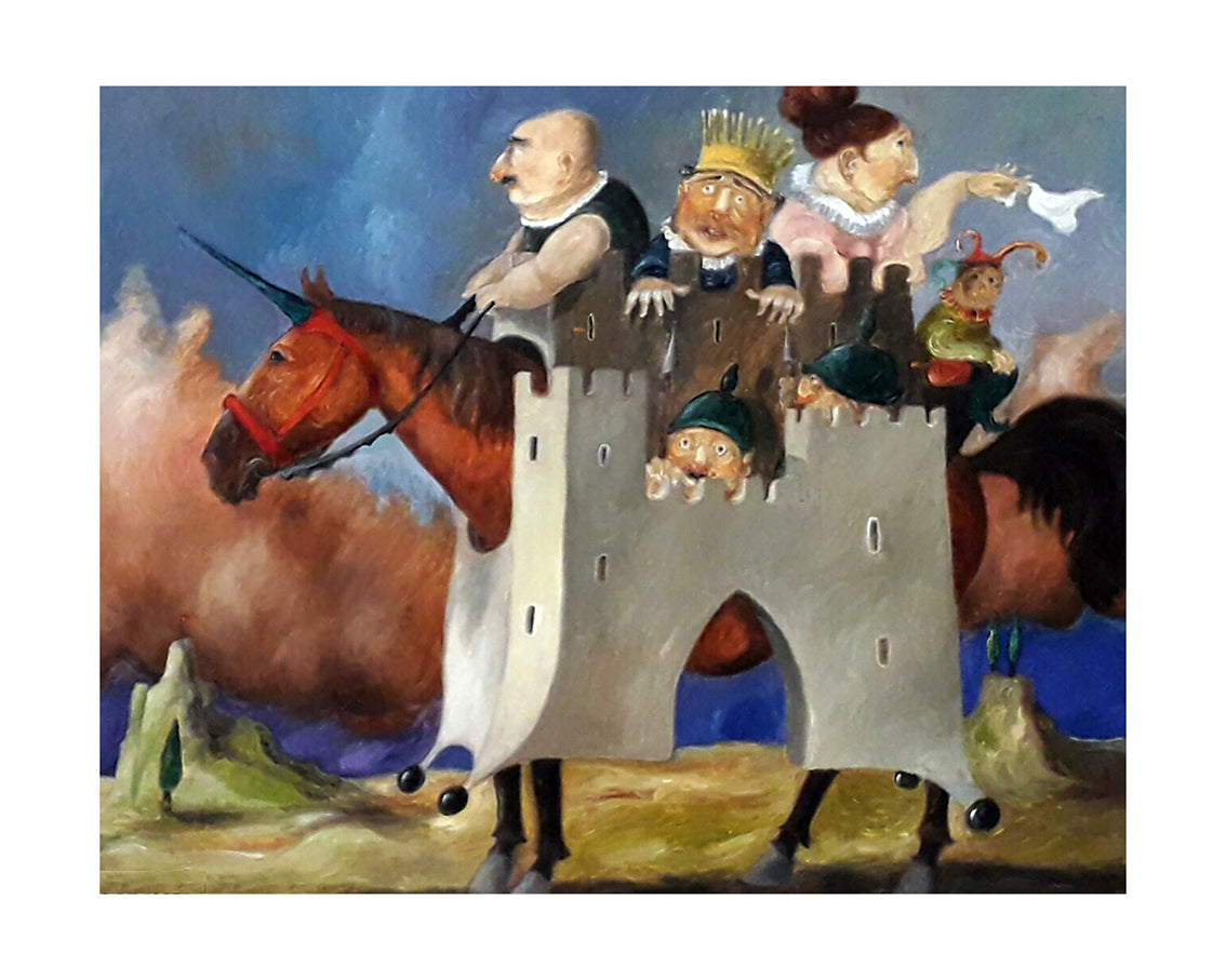 Fine Art Giclèe Pino Procopio - Castello itinerante