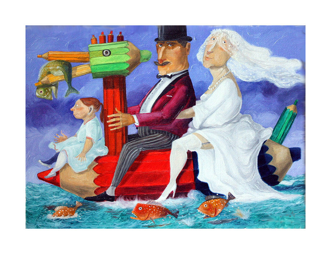 Fine Art Giclèe Pino Procopio - Cavallo marino