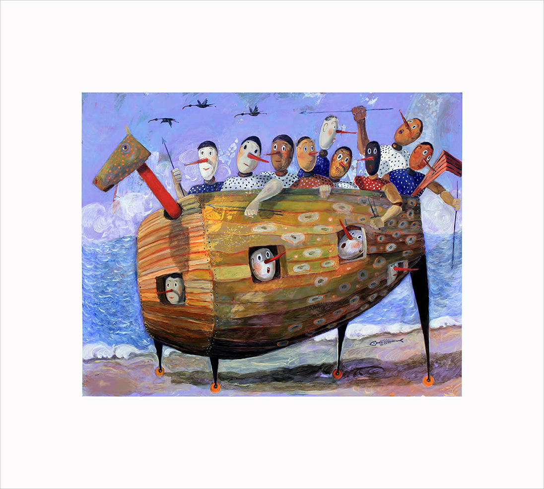 Fine Art Giclèe Pino Procopio - L'inganno dei bugiardi