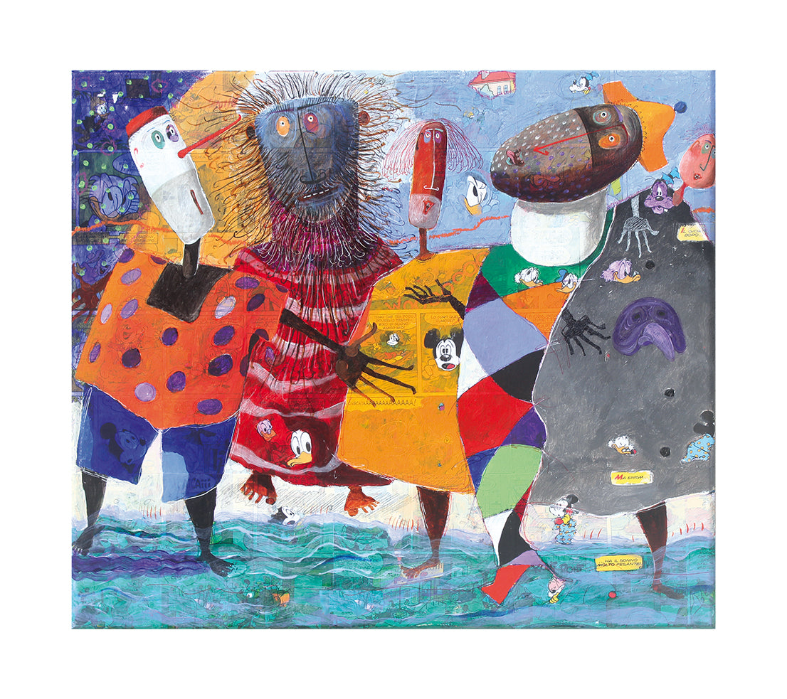 Fine Art Giclèe Pino Procopio - "Baadaaye. Pinocchio d'Africa" - Cinque volte sperzanza