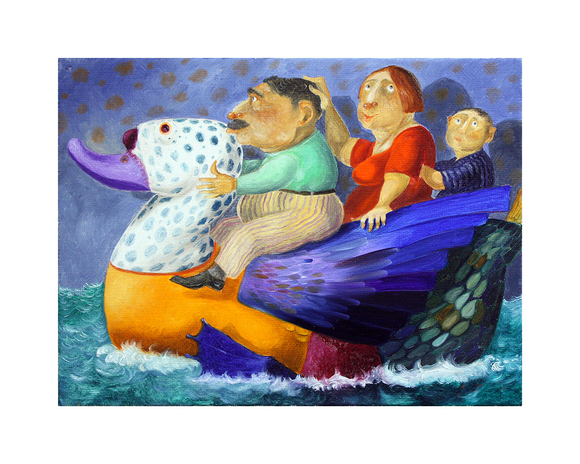 Fine Art Giclèe Pino Procopio - Come l'anatra sul lago