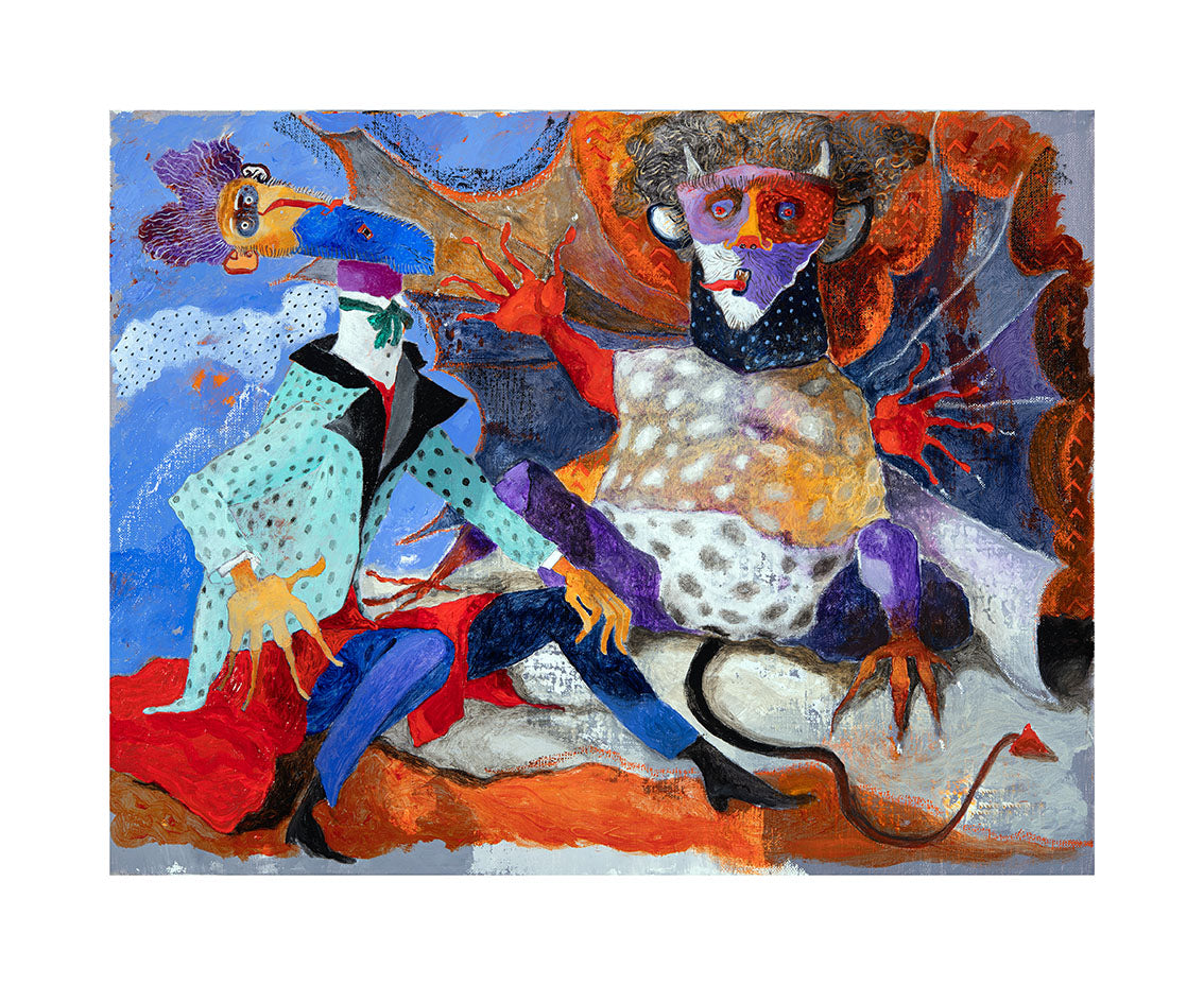 Fine Art Giclèe Pino Procopio - Dialogo di Malambruno e Farfanello
