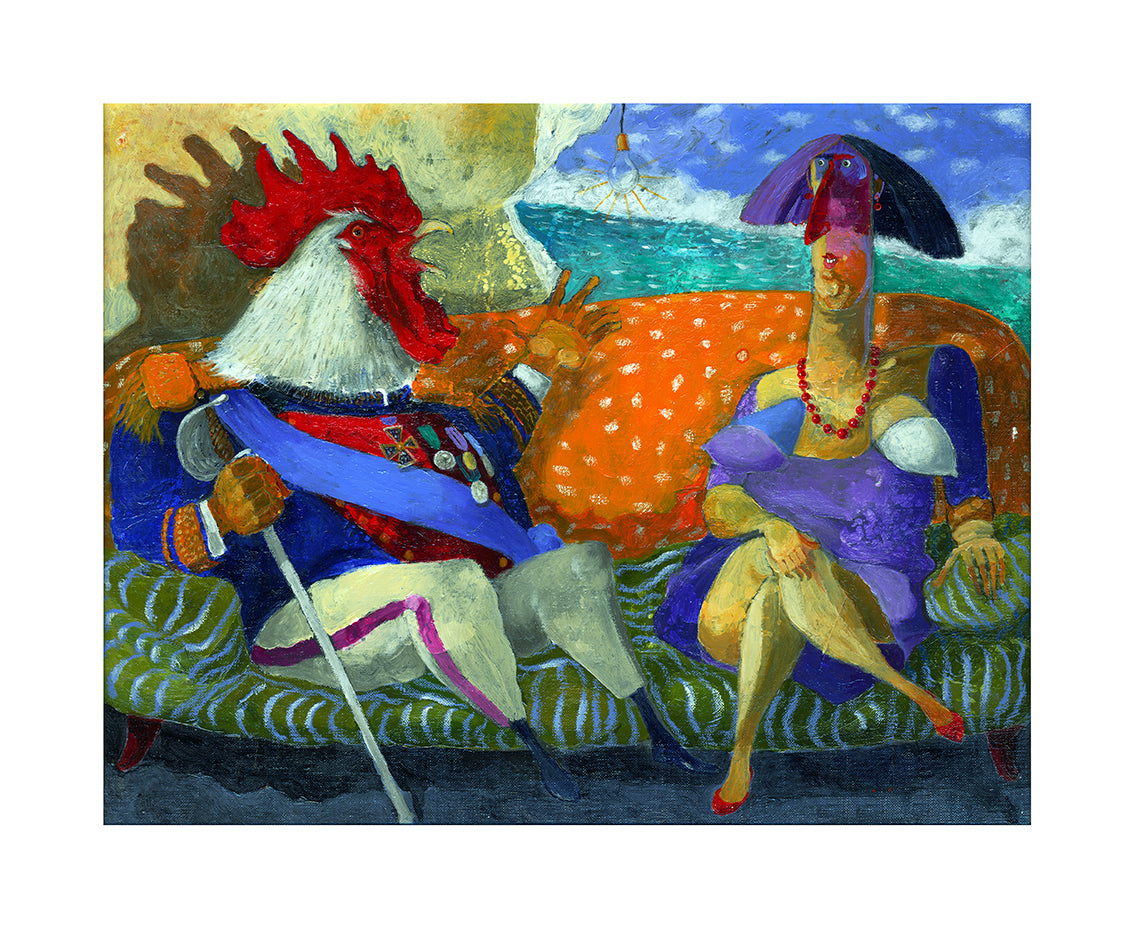 Fine Art Giclèe Pino Procopio - La strategia del generale 40x33