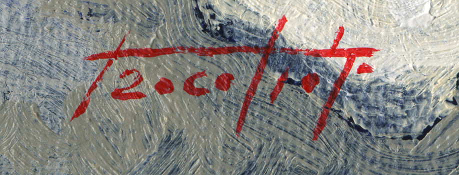 Pittura – Acrilico su tela Pino Procopio - Due sospiri per diciassette formiche
