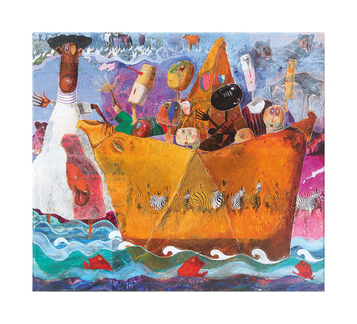 Fine Art Giclèe Pino Procopio - "Baadaaye. Pinocchio d'Africa" - Futuro