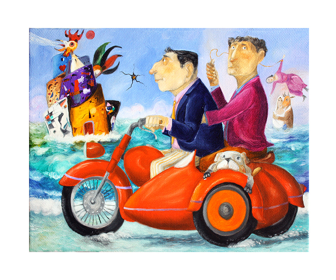 Faro Miro e vele Chagall alla Camargue
