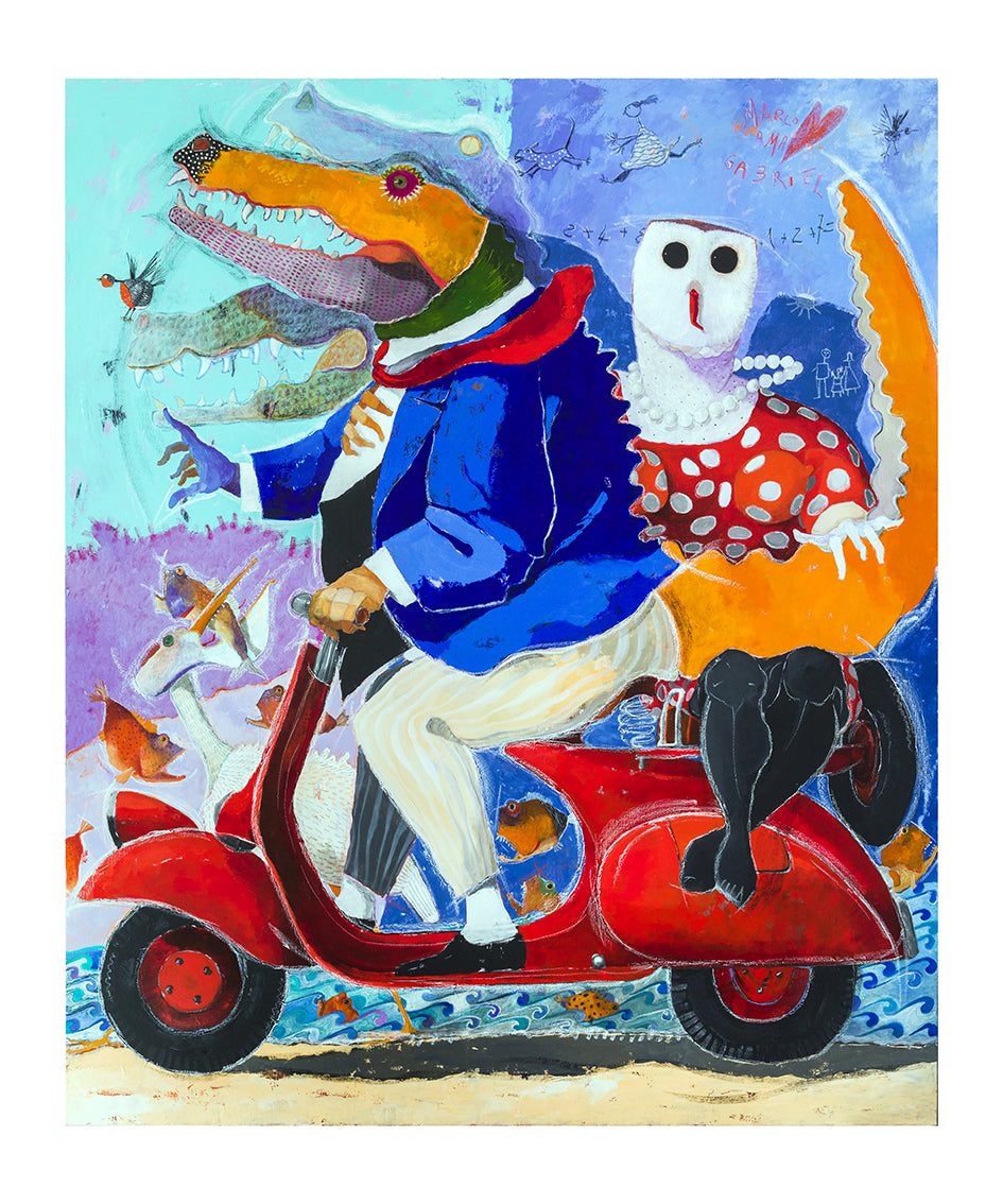 Opera multipla Giclèe Pino Procopio - Murales 120x100