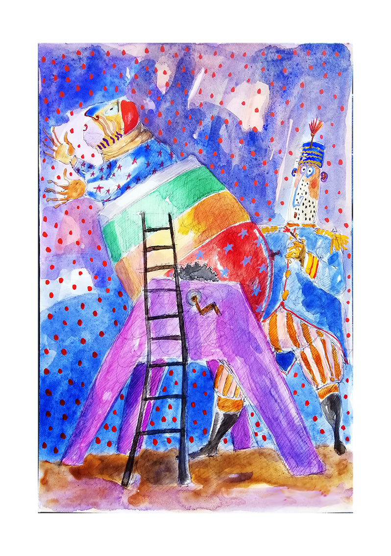 Fine Art Giclèe Pino Procopio - Prima del lancio
