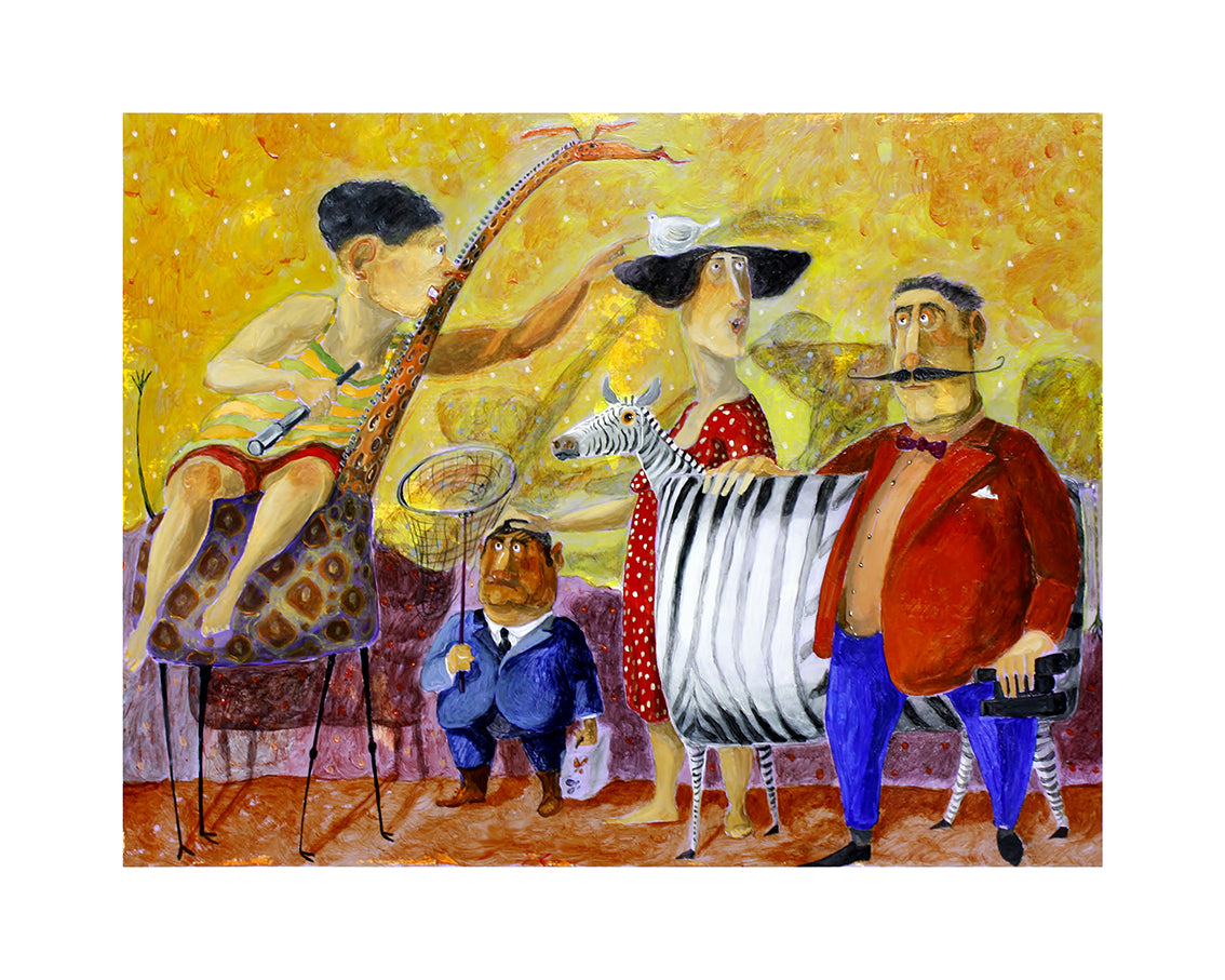 Fine Art Giclèe Pino Procopio - Finto safari