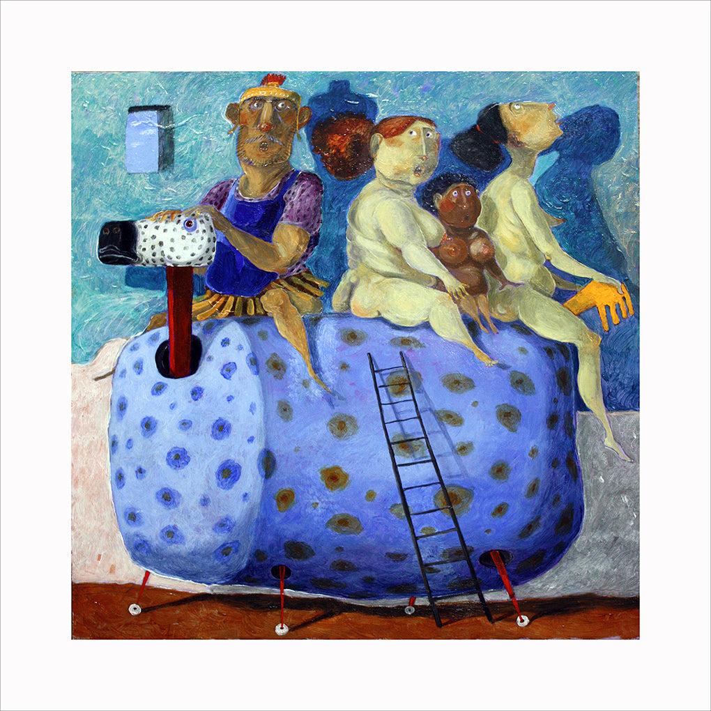 Fine Art Giclèe Pino Procopio - Ratto delle sabine 30x30