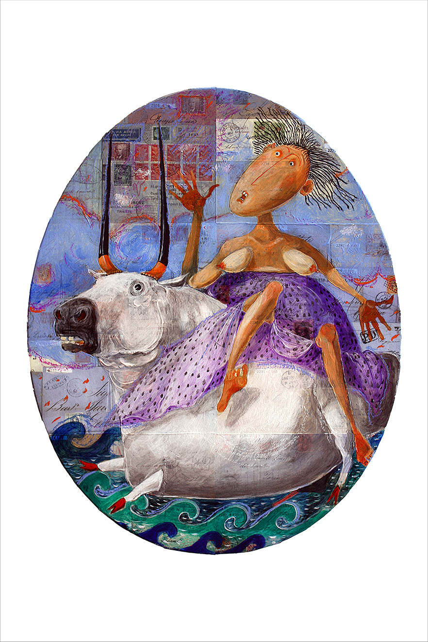 Fine Art Giclèe Pino Procopio - Ratto di Europa