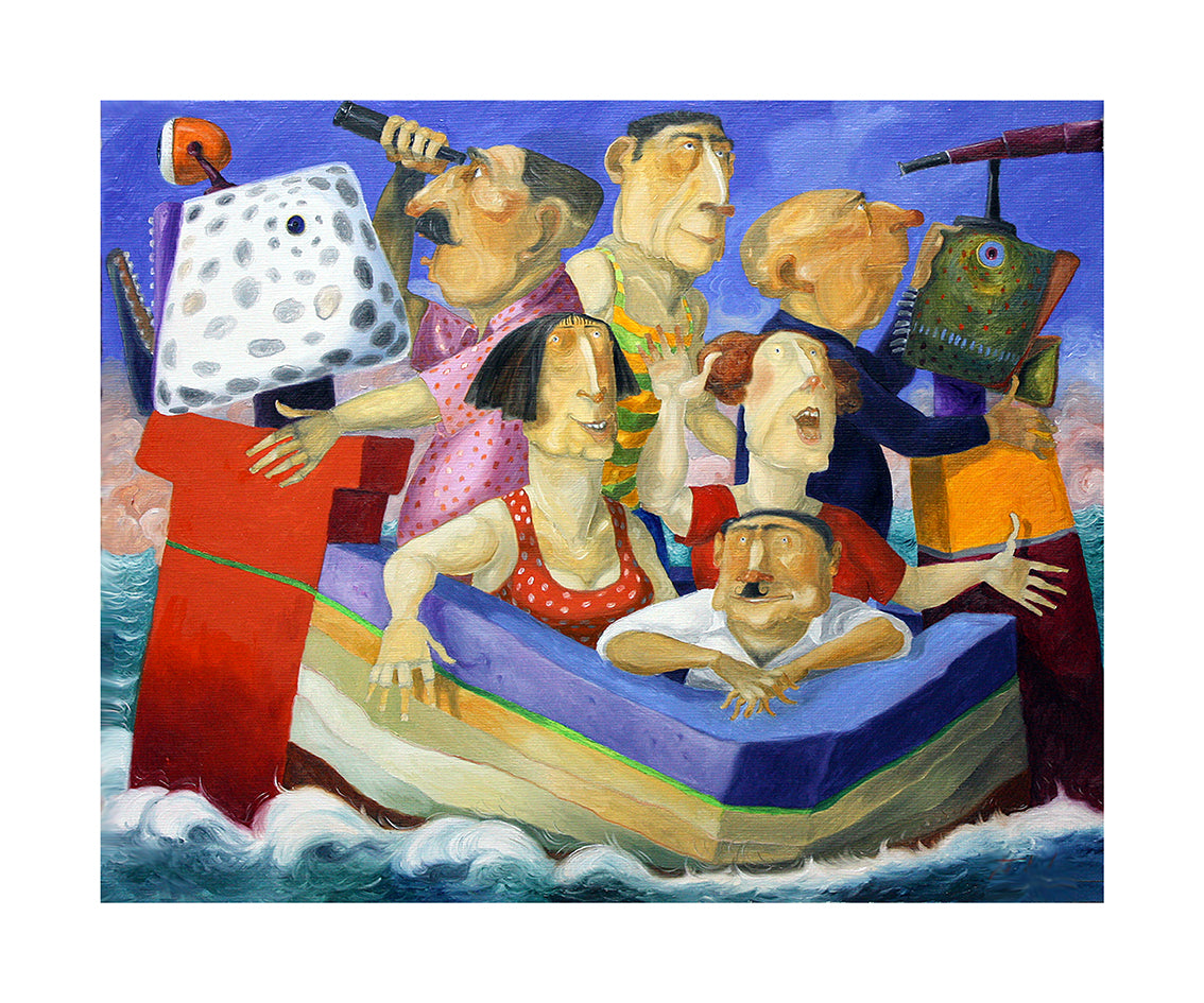 Fine Art Giclèe Pino Procopio - Gita a Stromboli