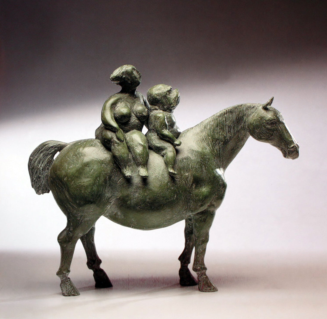 Scultura in bronzo Pino Procopio - I signori Traverniti