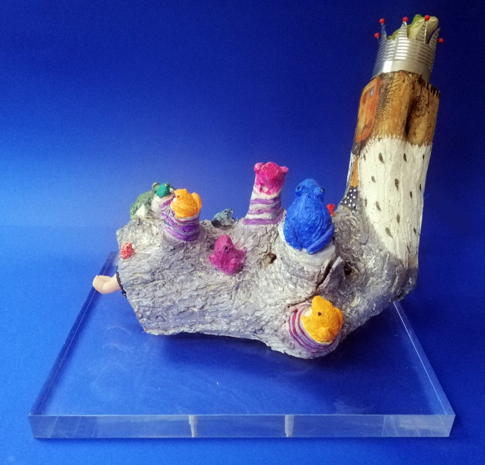 Scultura Pino Procopio - Pino Procopio - Le rane che chiedevano un re