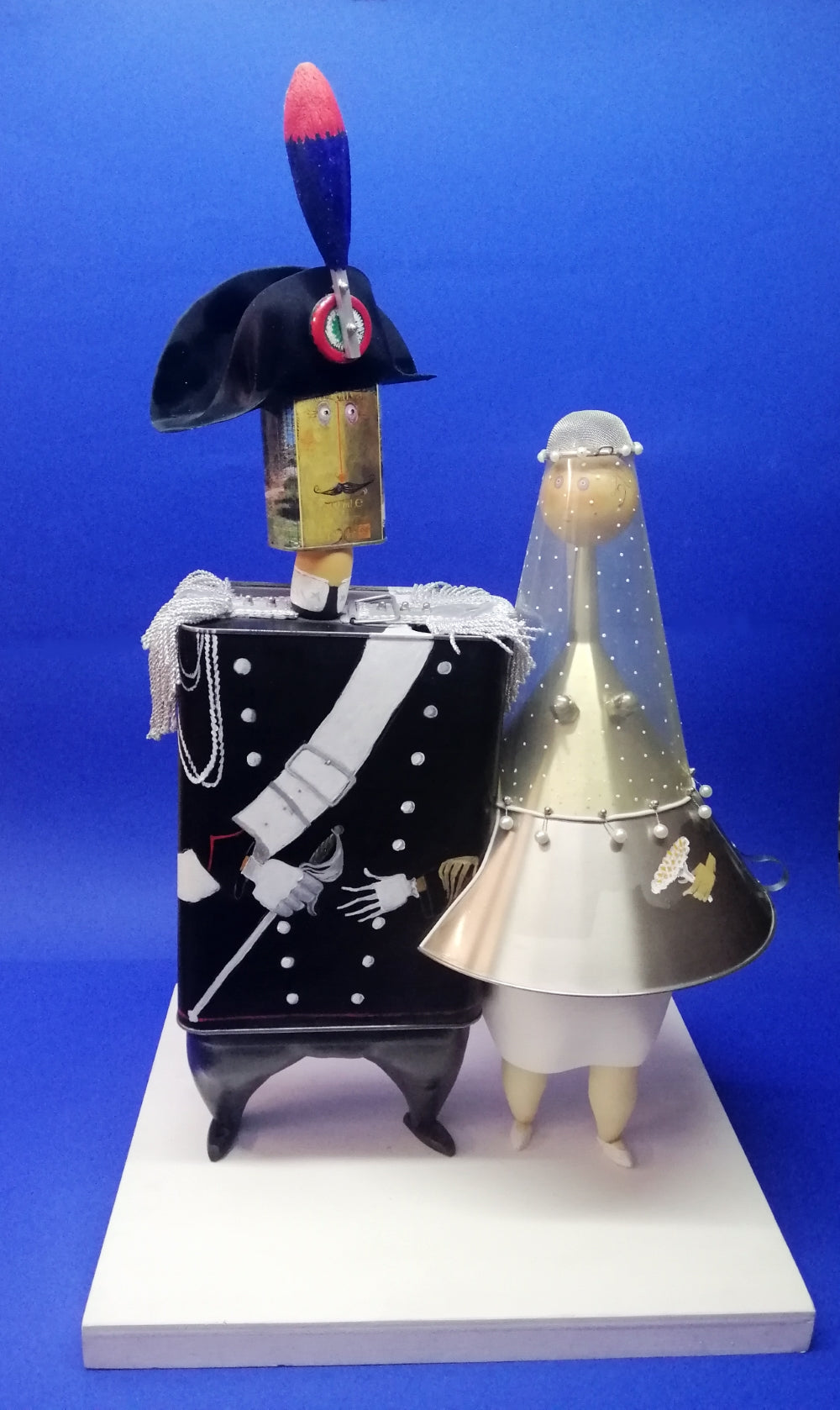 Scultura Pino Procopio - Il capitano e la sua sposa