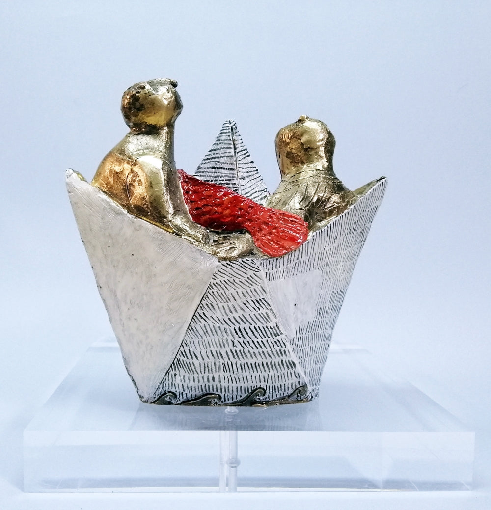 Scultura in bronzo Pino Procopio - Il grande pesce