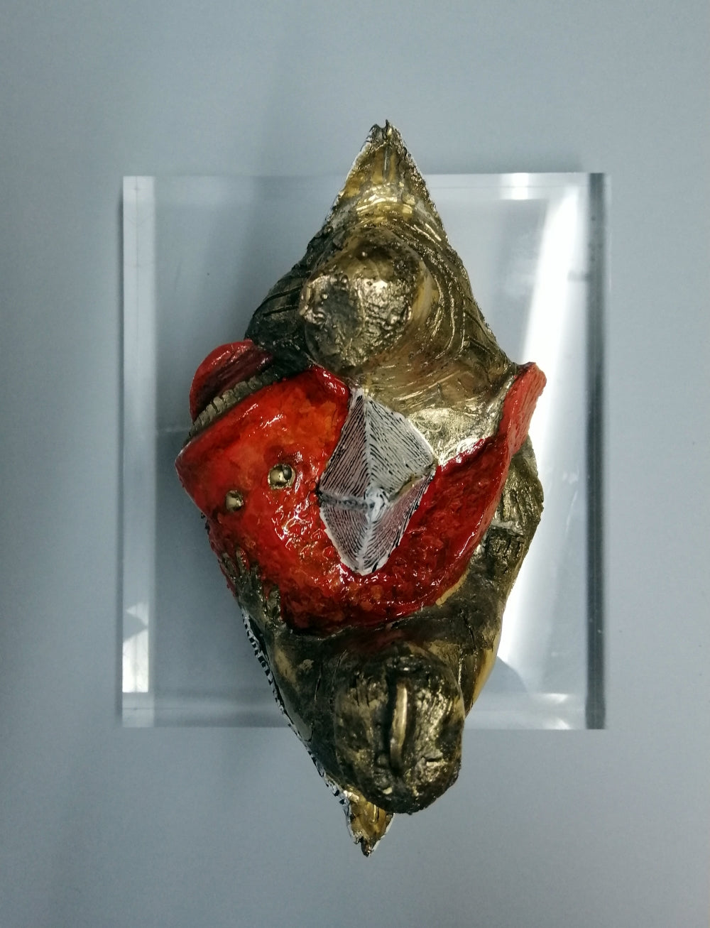 Scultura in bronzo Pino Procopio - Il grande pesce