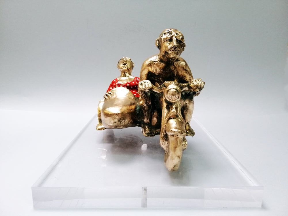 Scultura in bronzo Pino Procopio - Taormina