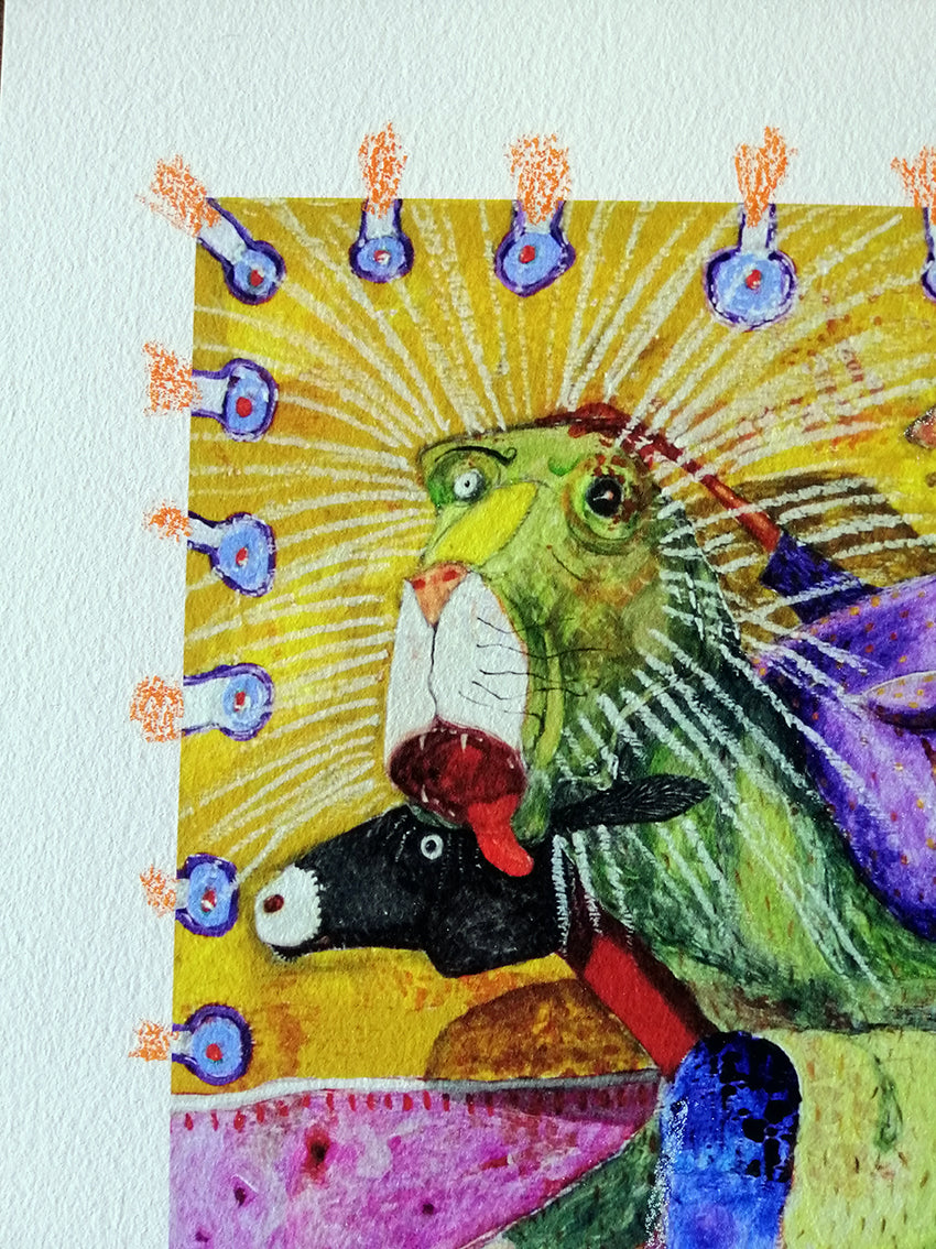 Stampa Fine Art Giclèe *Ritoccata a mano* Pino Procopio 30x30