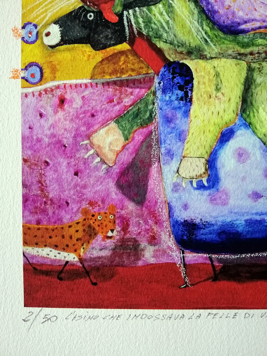 Stampa Fine Art Giclèe *Ritoccata a mano* Pino Procopio 30x30