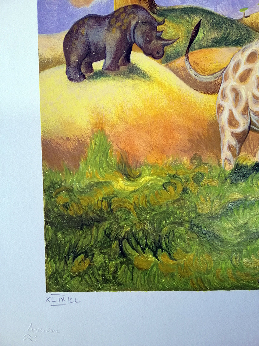Serigrafia Pino Procopio – Safari 100x70