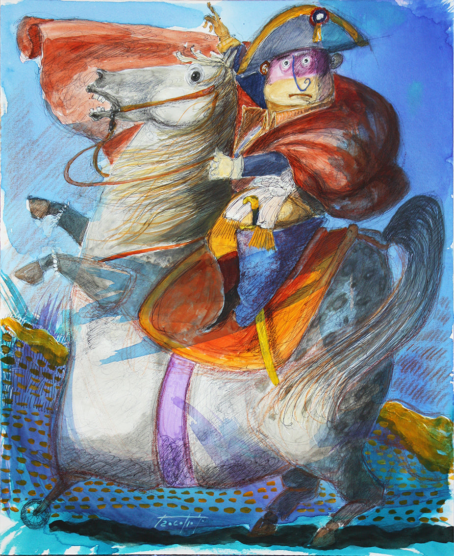 Pittura - Acquerello Pino Procopio - Napoleone