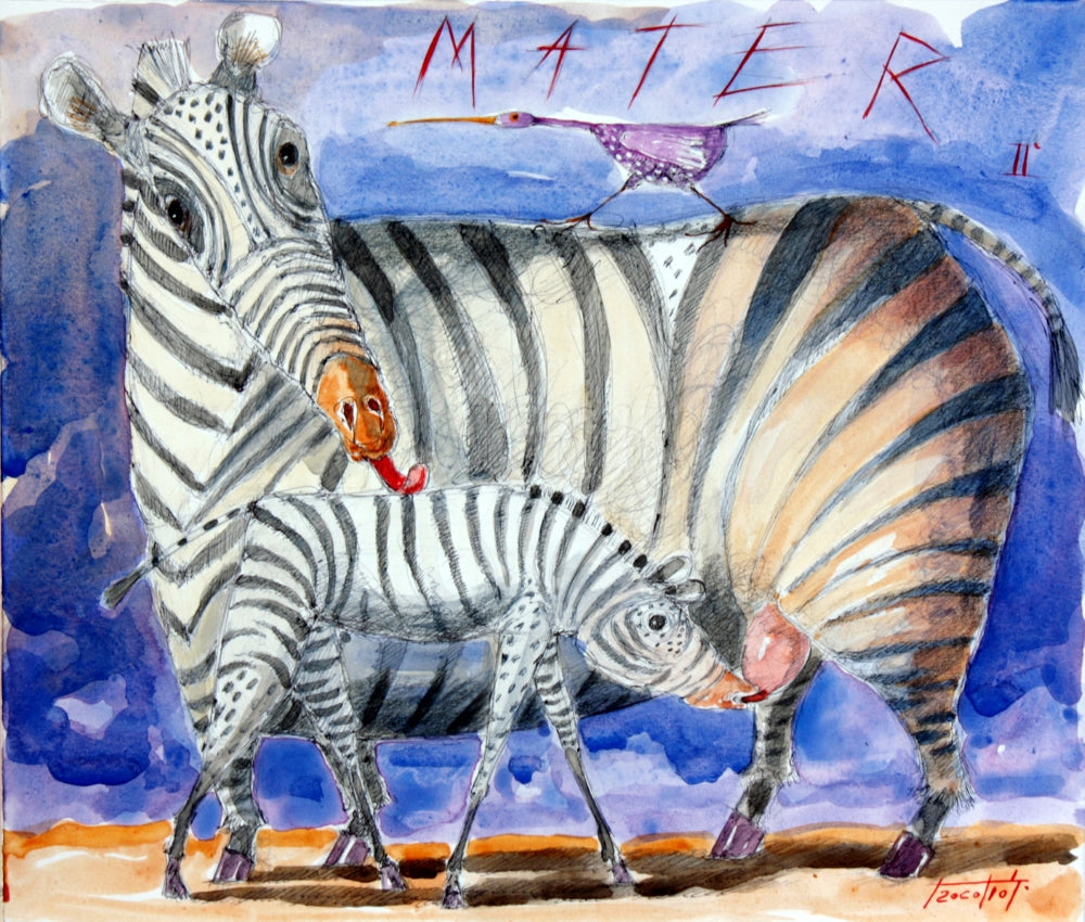 Pittura - Acquerello Pino Procopio- Mater II