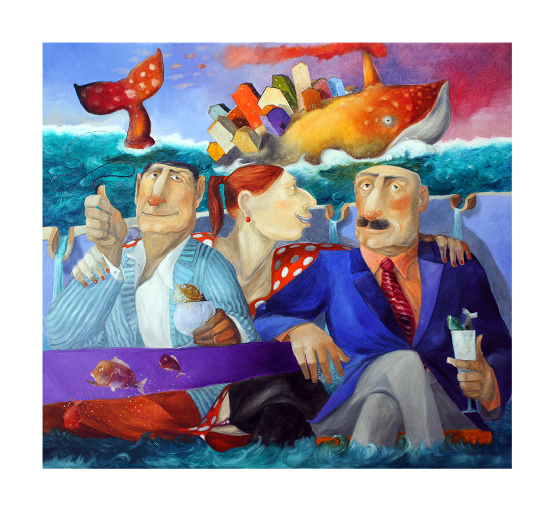 Fine Art Giclèe Pino Procopio - Il bar sotto il mare