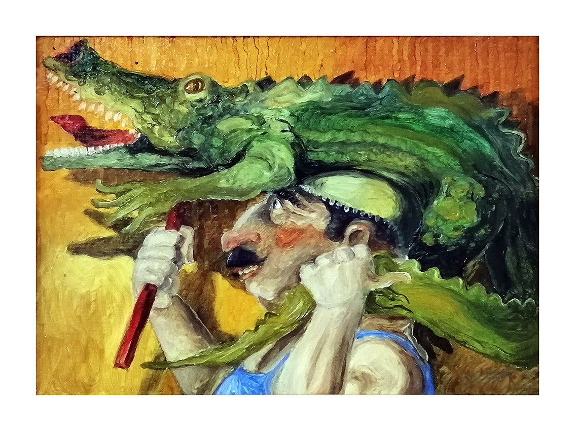 Fine Art Giclèe Pino Procopio - Il coccodrillo