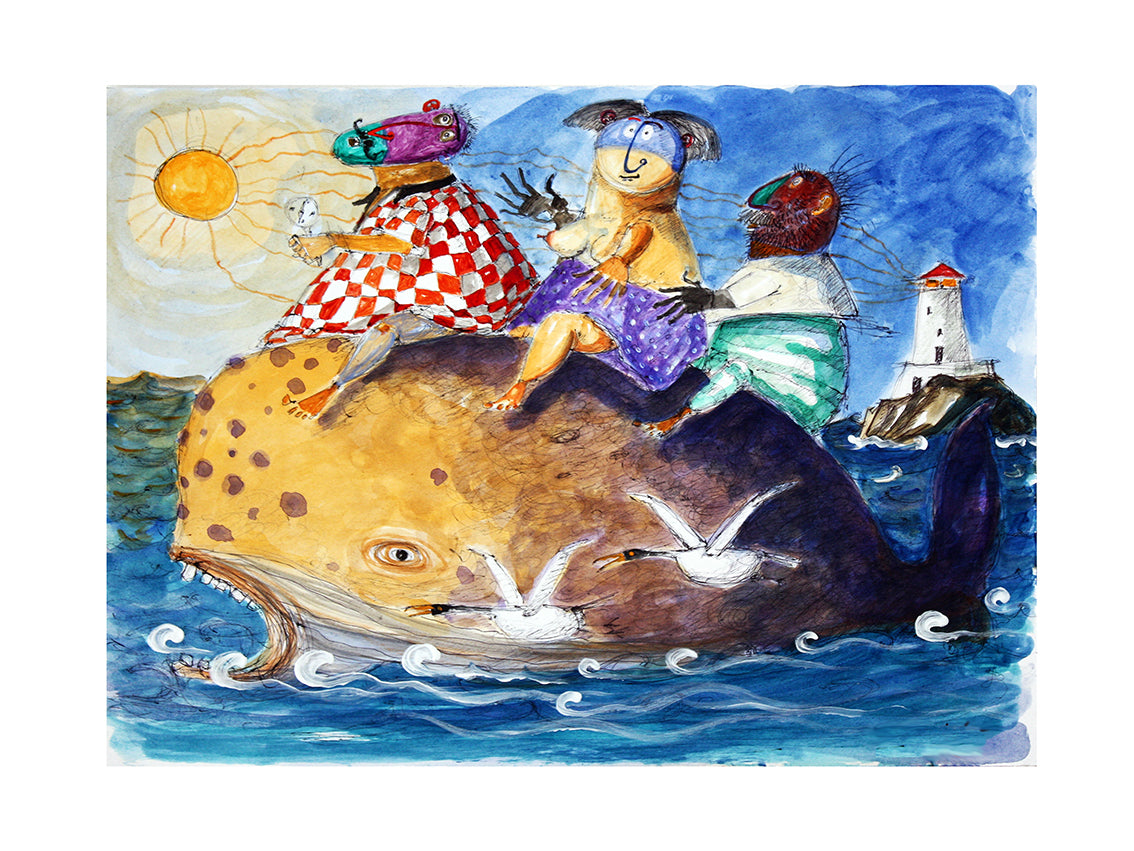 Fine Art Giclèe Pino Procopio - A largo del faro