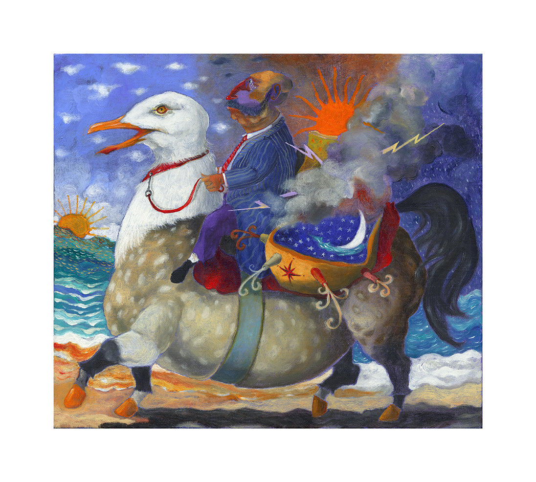 Fine Art Giclèe Pino Procopio - Il grande meteorologo