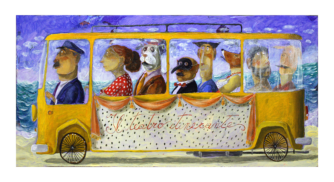 Fine Art Giclèe Pino Procopio - Il teatro itinerante