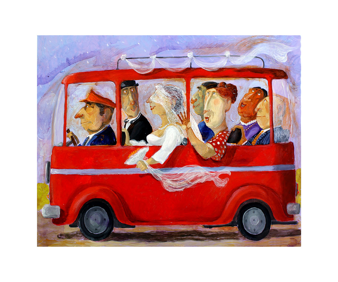 Fine Art Giclèe Pino Procopio - In viaggio con la sposa