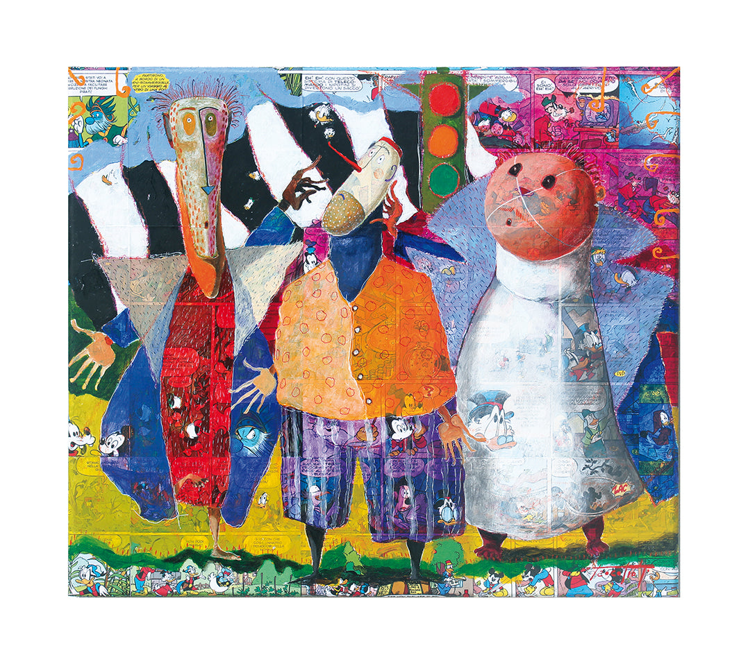 Fine Art Giclèe Pino Procopio - "Baadaaye. Pinocchio d'Africa" - Incontro