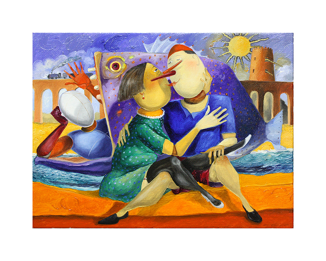 Fine Art Giclèe Pino Procopio - Incrocio metafisico di legni