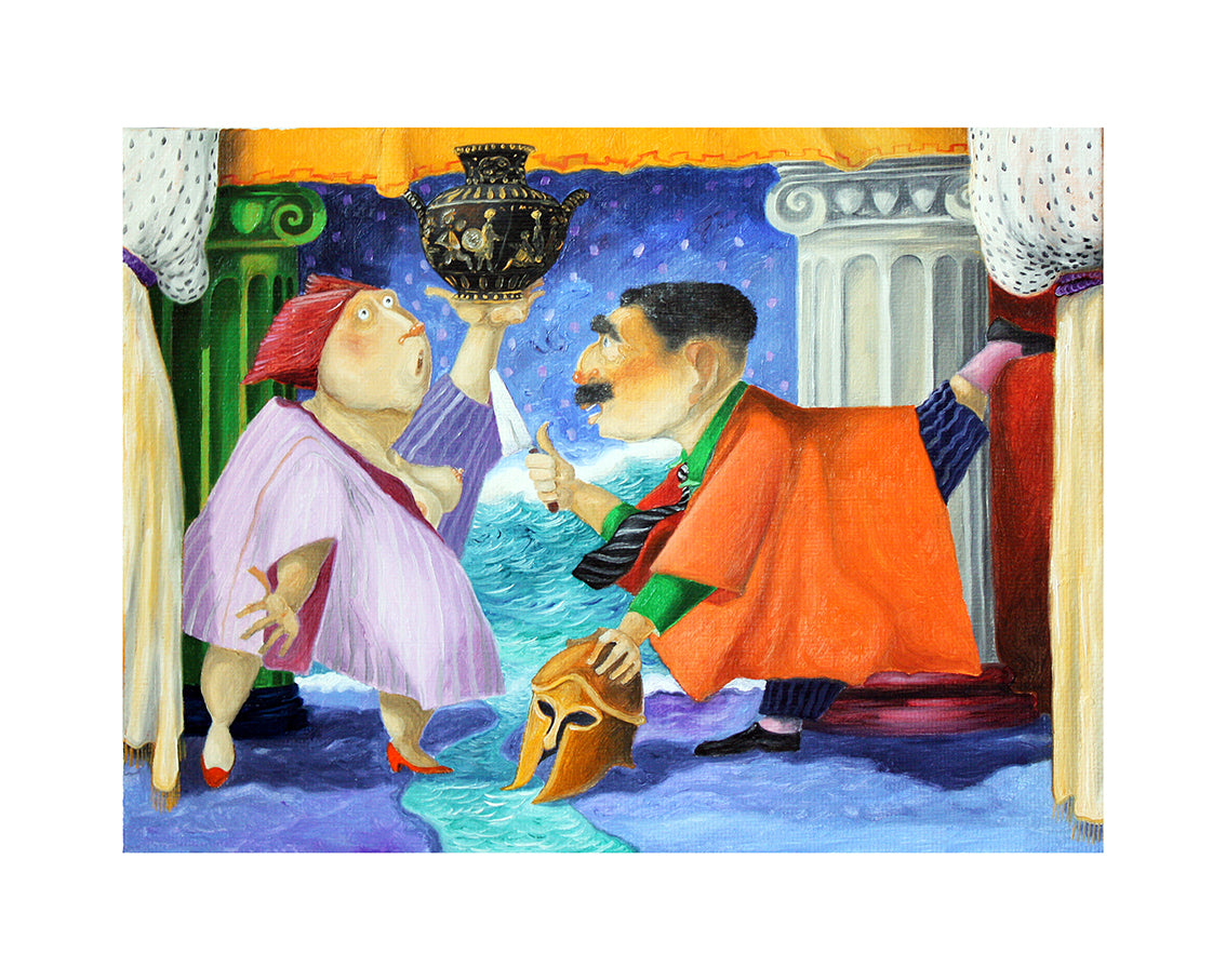 Fine Art Giclèe Pino Procopio - La casa degli archeologi
