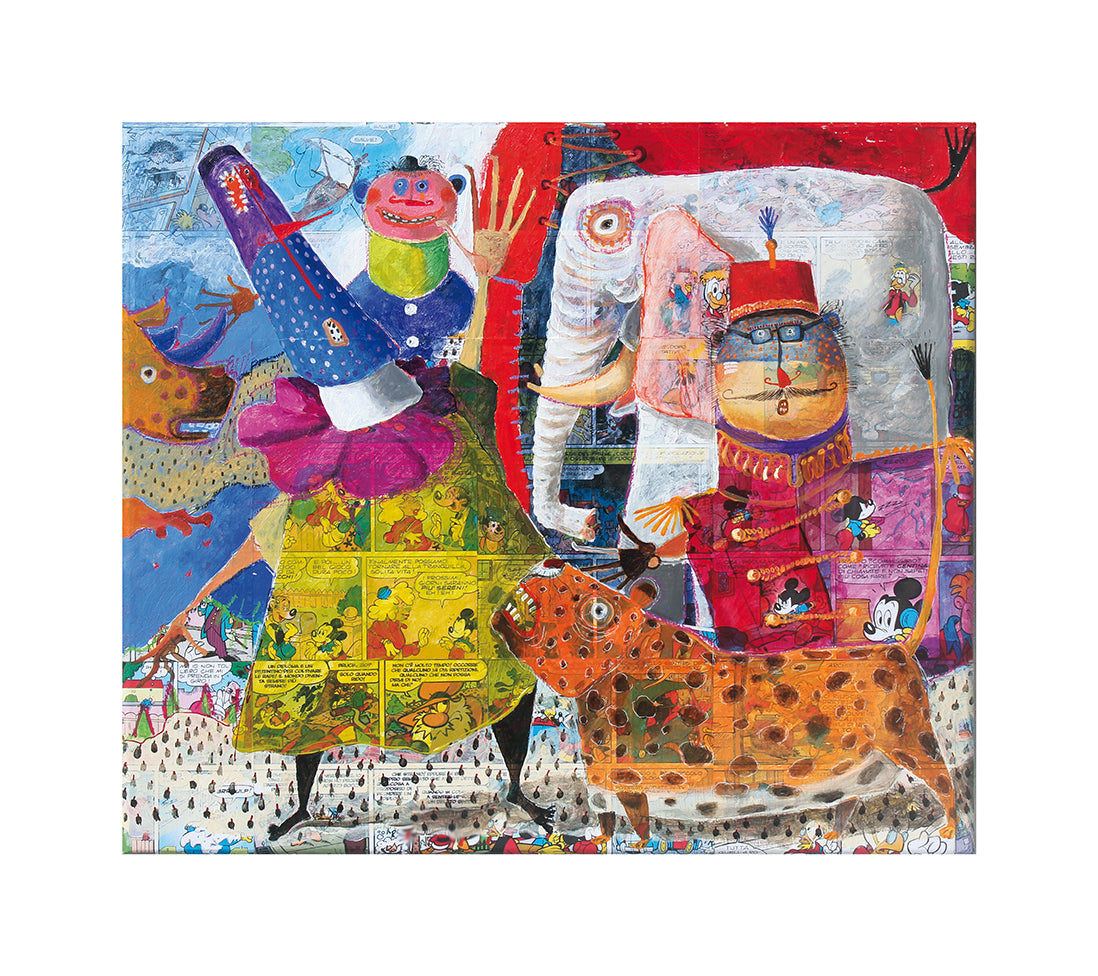 Fine Art Giclèe Pino Procopio - "Baadaaye. Pinocchio d'Africa" - Circus. Occhi d'Africa