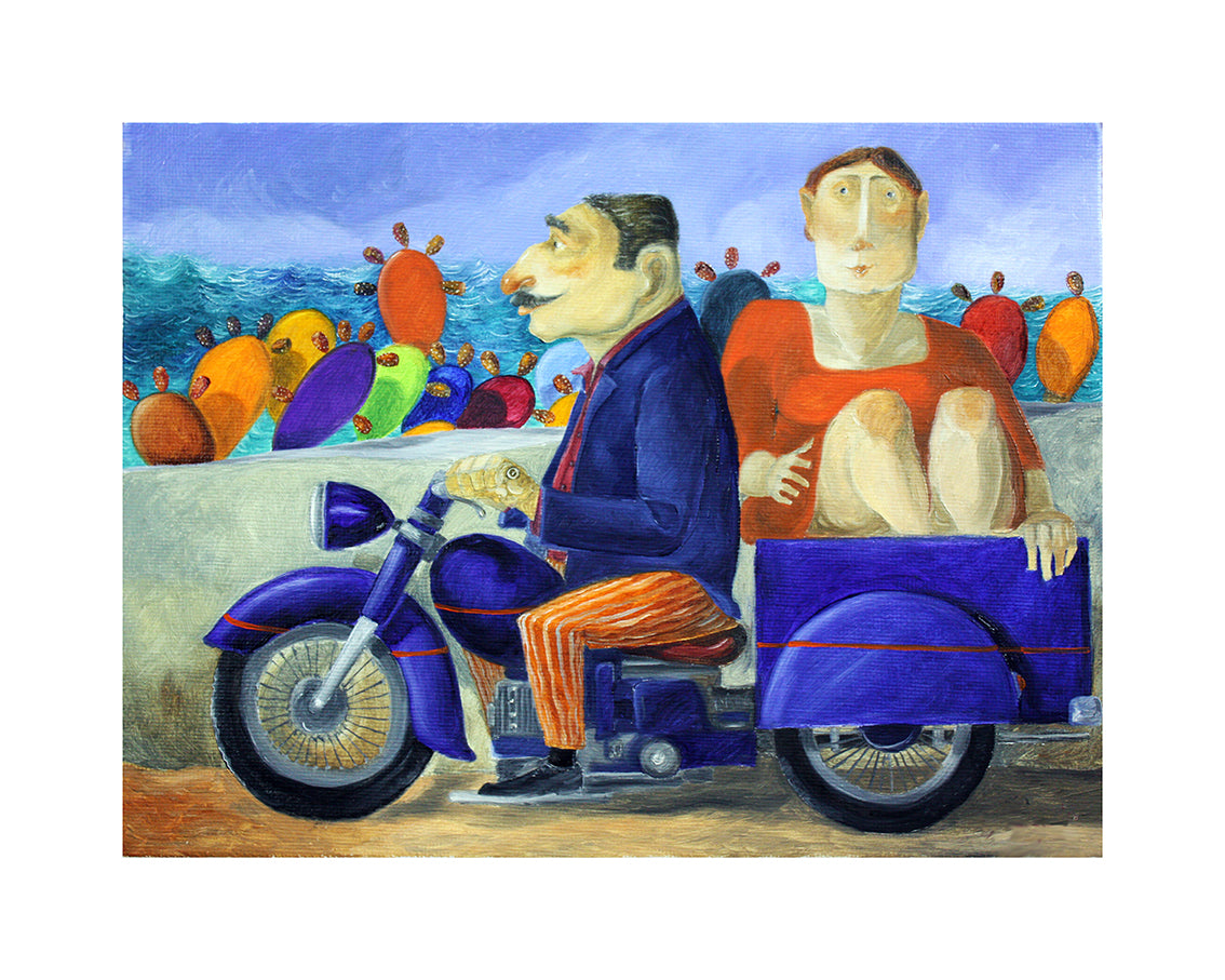 Fine Art Giclèe Pino Procopio - Lungomare Italia